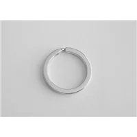 4665 25mm Flat Wire Keyring NP