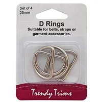 Metal D Rings Per Pack