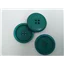 Button 6395 Jade 4 Hole with Rim