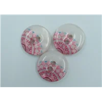 Button A470257 28 2 Pink Cream