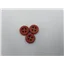 Button 2124 Dark Wooden 4 Hole Small