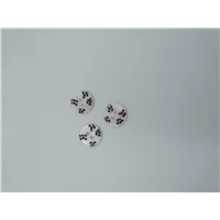 Button SA 26728 20 Shell Blk Dots