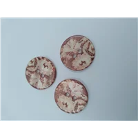 Button 265t3 32 Shell Floral