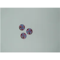 Button SA 2188a 28 Purple Floral