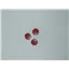 Button IA 28601 24 1 Red White Black