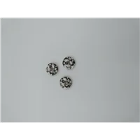 Button IA 41193 20 941 Green Floral