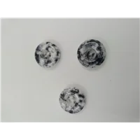Button SA 3428 24 1 White Blk