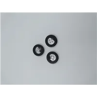 Button SA 74529 28 Blk Two Tone