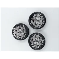 Button Ssa 61792 28 Blk Clear