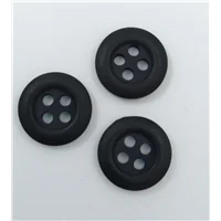 Buttons HF 6462 L18 Blk Fisheye