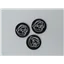Button SA 16027 24 Blk Grey Flora