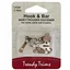Hook and Bar Sets Nickel Lge