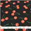 Fabric Kinomi Cherries On Black - photo 1