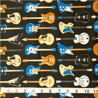 Fabric Ebisu Guitars On Black