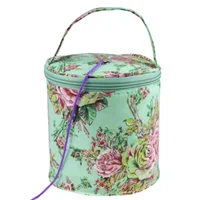 Round Knitting Yarn Bag Pink