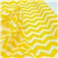 Chevron Stripe Yellow/White - photo 1