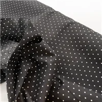 Fabric Peggy Black Ivory Spot