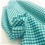 Fabric Polyester Check 6 Turquoise