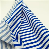 Stripe Cotton Royal/white