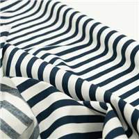 Stripe Cotton Navy/white