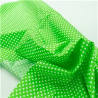 Fabric W1814 Coin Spot Lime