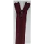 YKK Dress Zip (3 Coil) Bordeaux 45cm