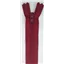 YKK Dress Zip (3 Coil) Wine 50cm