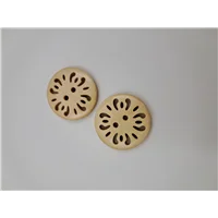 Button 26CR 30 Cream Vintage 30mm