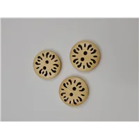 Button 26CR20 Cream Vintage 20mm