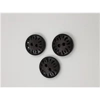 Button 26TA15 Tan Vintage 15mm