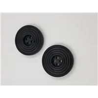 Button 25BL30 Black Circular 30mm