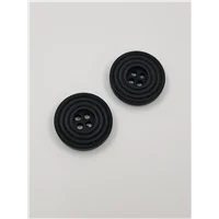 Button 25BL20 Black Circular 20mm