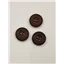 Button 25DB15 Dark Brown Circular15mm