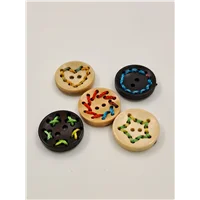Button 22123 Coloured Thread 20mm
