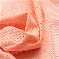 Fabric Diamond Embroidered Peach