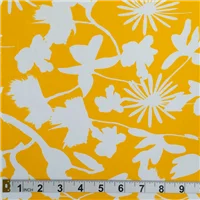 Fabric Brightside Yellow Rayon
