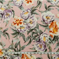 Fabric Jody Cotton Floral Pink