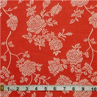 Fabric Reggiani Jacquard Peach Rust