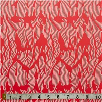 Fabric Sadie Jacquard Coral White