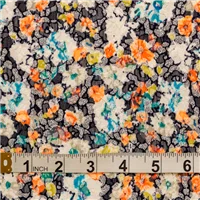 Fabric Tortellini Embroidered Lace Look