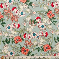 Fabric W 2540 Colour 5 Printed Rayon