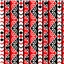 Kiwiana Poraka Black Red White
