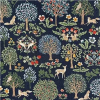 Morisu Trees Animals On Navy