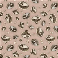 Animals Tossed Hedgehog Beige