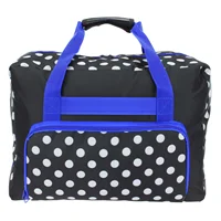 Sewing Machine Bag Blk Wht Blue