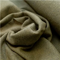Fabric Lamia Olive Wool Viscose