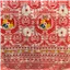 Fabric Cotton Print Red White Tonga - photo 1