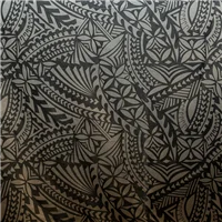 Fabric Lacquer Print Black Grey