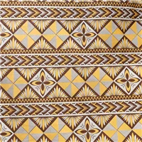 Fabric Metallic Print Brown
