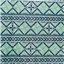 Fabric Metallic Stretch Print Navy - photo 2